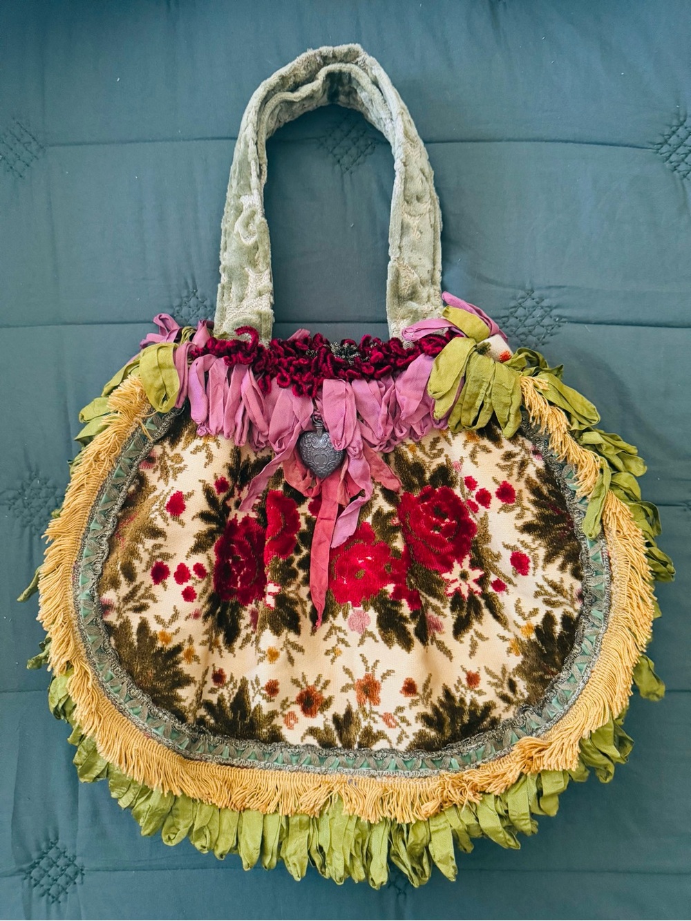 Magnolia Pearl Tapestry Handbag and Wallet